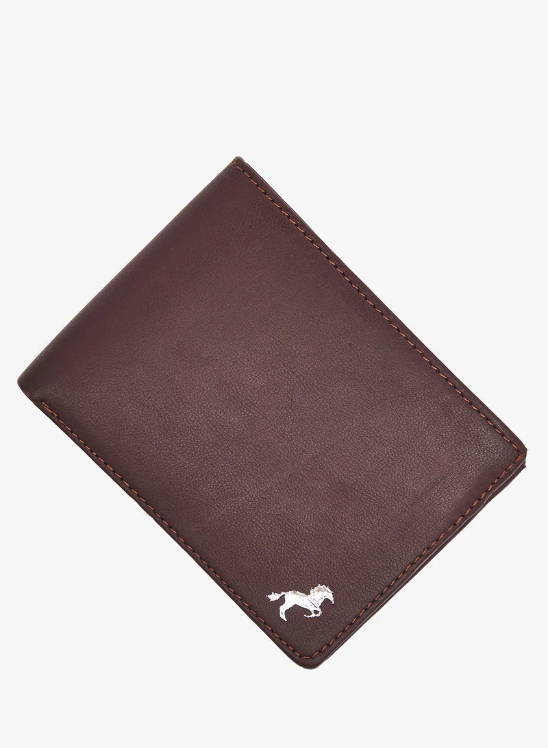 Robert Wood Horse Logo Bi Fold Wallets