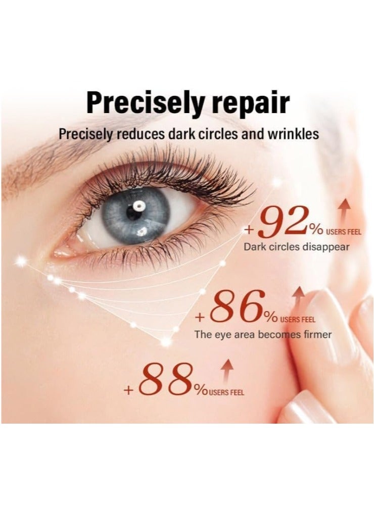 MOIKA Magic Retinol Eye Cream for Puffiness and Bags Under Eyes, Instant Results Firm Eye Tightener Anti Aging Under Eye Cream for Men Women, Reduce Fine Lines Wrinkles and Age Spots 30g - Image 4