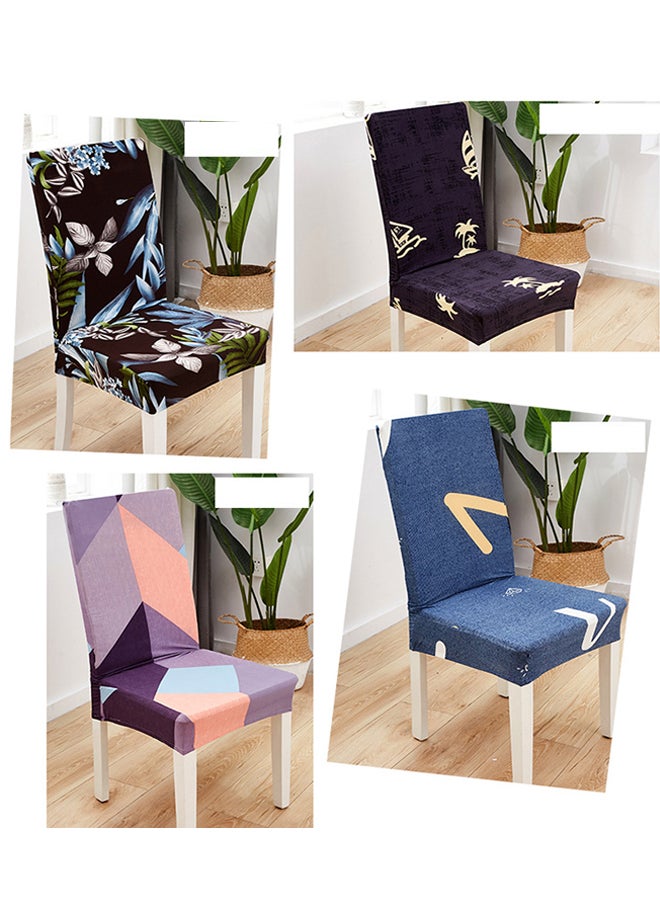 Bee Sister - Dust Proof Dining Chair Cover Set Flore Printed Bohemian Chair Cover - Image 1