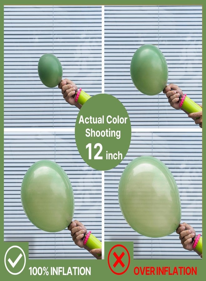 PartyWoo Pink and Green Balloon Arch Kit Garland 142pcs Different Sizes of 18 12 10 5 Inch Metallic Gold Baby Pink Sage Green Sand White Nude Gold Confetti Balloons for Birthday Party Decorations - Image 3