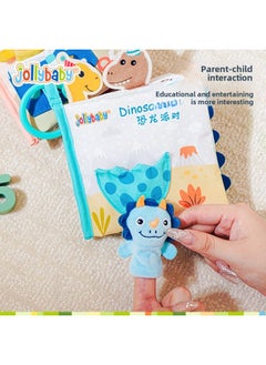 Generic Jollybaby Three-dimensional Organs Cloth Book Baby Early Education Interactive Finger Puppet Tactile Hand Tear Book For Infants With Tooth Glue-Specifications:Giraffe Finger Puppet Book (little Artist)  - Image 5