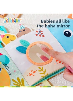 Generic Jollybaby Three-dimensional Organs Cloth Book Baby Early Education Interactive Finger Puppet Tactile Hand Tear Book For Infants With Tooth Glue-Specifications:Giraffe Finger Puppet Book (little Artist)  - Image 4