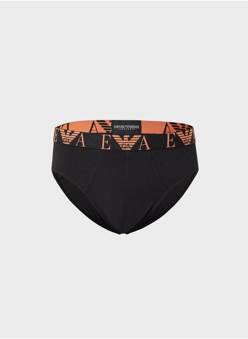 EMPORIO ARMANI 3 Pack Logo Band Boxers  - Image 3