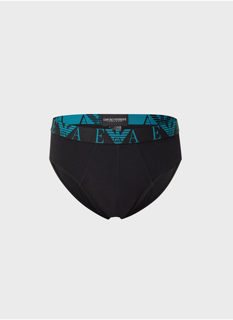 EMPORIO ARMANI 3 Pack Logo Band Boxers  - Image 4