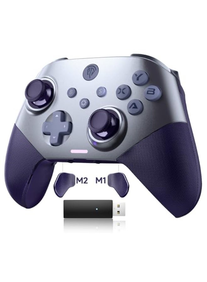 إيزي إس إم إكس وحدة تحكم الألعاب اللاسلكية EasySMX X10 لوحة ألعاب ميكانيكية بتأثير هول ثلاثي الأبعاد مع مشغل عصا تناظرية للكمبيوتر الشخصي والهاتف والتلفزيون الذكي - Image 1