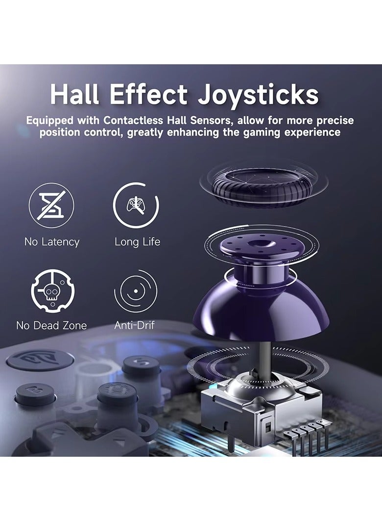 إيزي إس إم إكس وحدة تحكم الألعاب اللاسلكية EasySMX X10 لوحة ألعاب ميكانيكية بتأثير هول ثلاثي الأبعاد مع مشغل عصا تناظرية للكمبيوتر الشخصي والهاتف والتلفزيون الذكي - Image 2