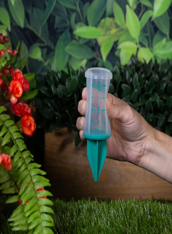Taylor Break and Freeze Proof Flexible Silicone Sprinkler Gauge, Measures Outdoor Rain, Precipitation, and Sprinkler Systems, Easy to Read for Garden, Lawn, Patio, Backyard, or Outside, 2-Inch, Green - Image 2