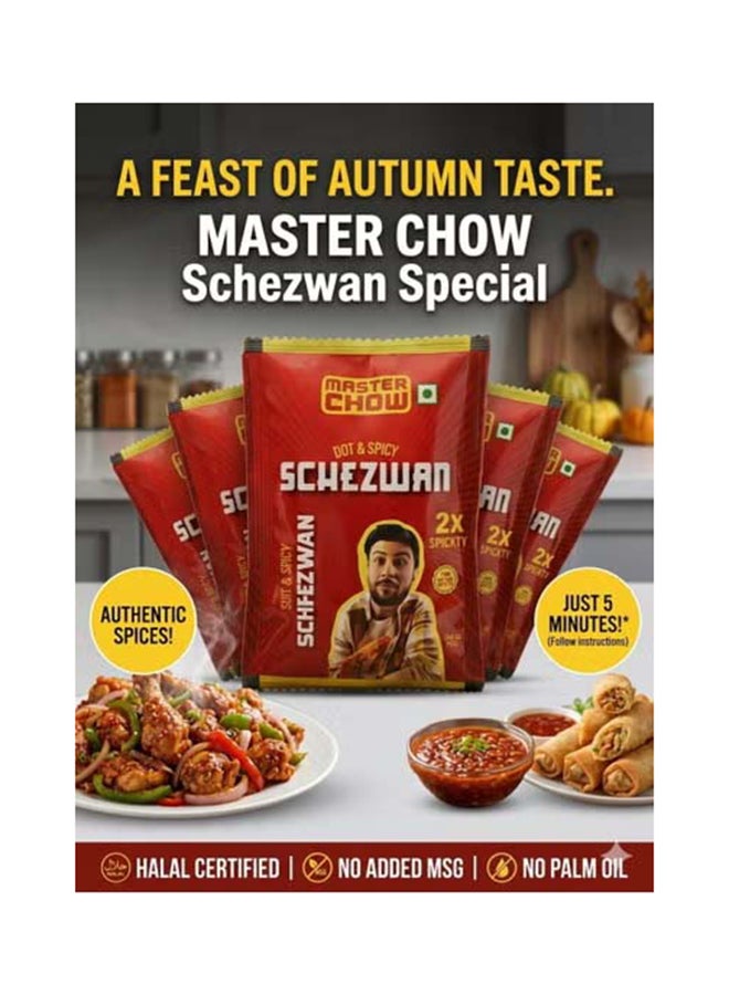 MASTER CHOW Hot & Spicy Schezwan Sachet 30g (Pack of 6) - Image 4
