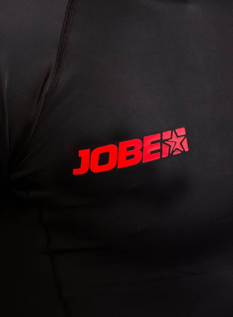 JOBE قميص جوب راش جارد بأكمام طويلة للرجال باللون الأسود - Image 3