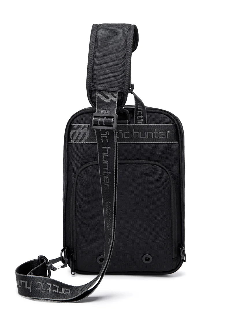 ARCTIC HUNTER Foldable Duffel Bag Water Resistant Travel Bag with Shoe Compartment with Detachable Shoulder Straps for Men and Women LX0021 Black