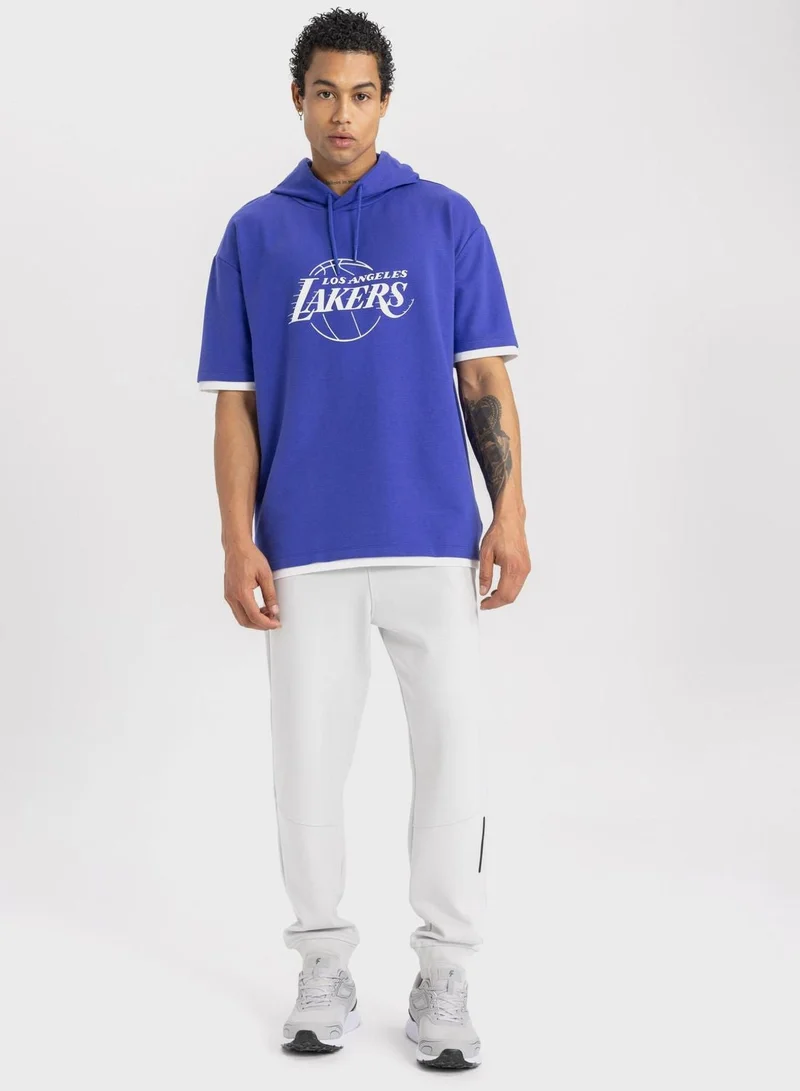 DeFacto Defactofit Nba Los Angeles Lakers Oversize Fit T-S