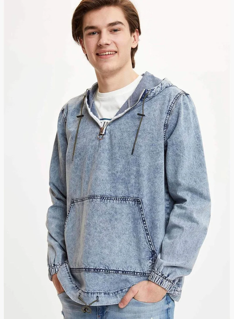 ديفاكتو Man Denim Slim Fit Jacket