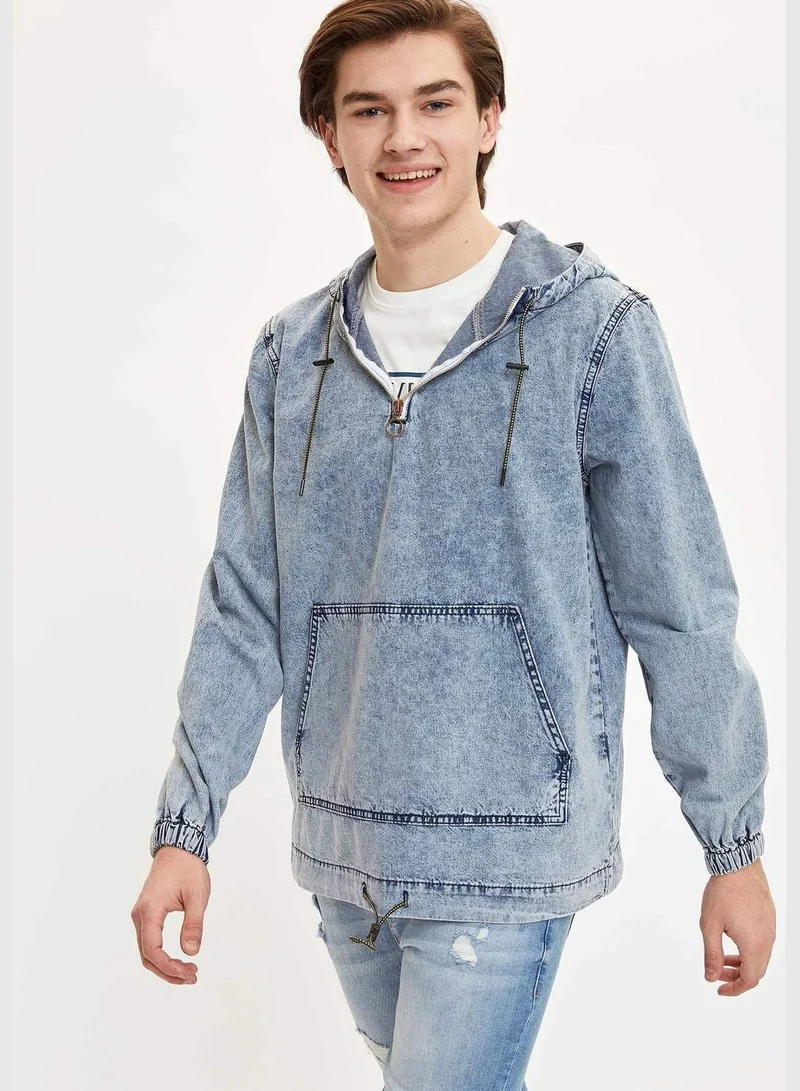 ديفاكتو Man Denim Slim Fit Jacket