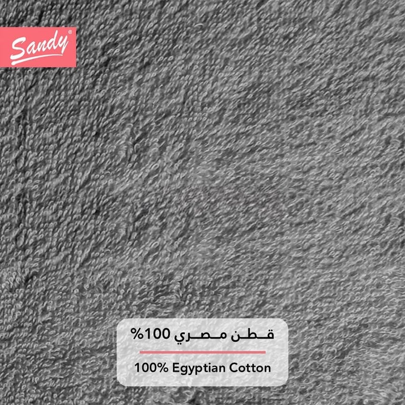 Premium Hotel Quality Bath Towel 100% Cotton Made in Egypt, Soft Quick Drying and Highly Absorbent (70x140 cm) - Grey - Image 5