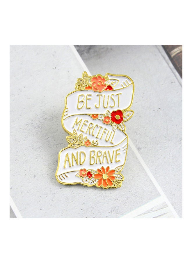 NIBEMINENT English Letter Badge Collar Brooch Pin - Image 4