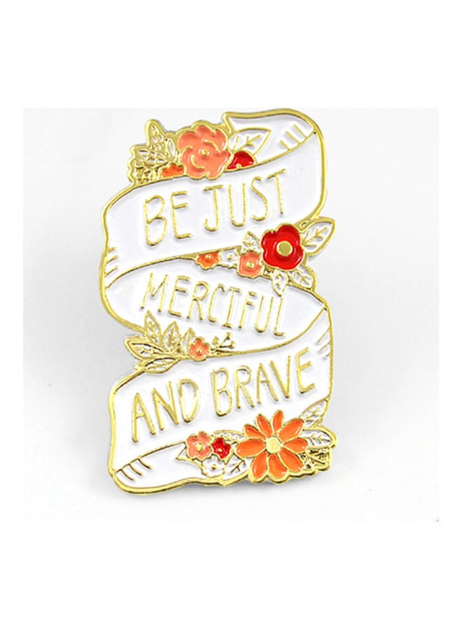 NIBEMINENT English Letter Badge Collar Brooch Pin - Image 3