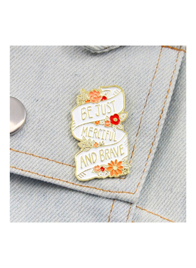 NIBEMINENT English Letter Badge Collar Brooch Pin - Image 2