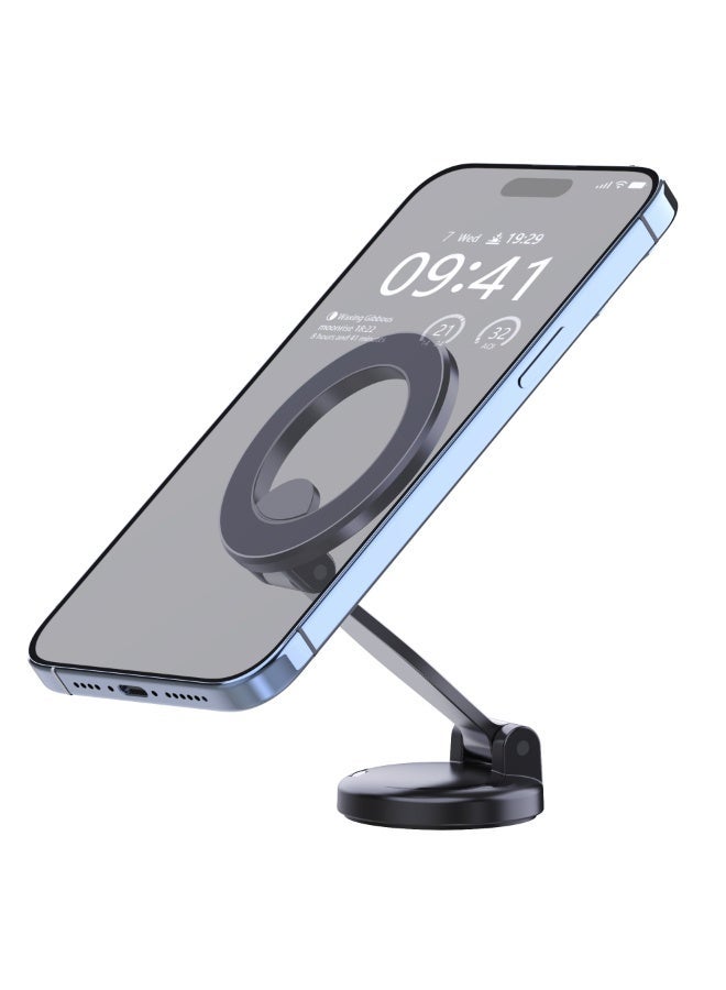 Haing Magnetic Car Phone Holder with 360° Rotation – Strong Magnetic Grip, Adjustable Viewing Angle - Image 1
