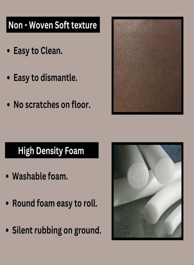 LEMBOSE Door Bottom Guard/Seal, Bottom Sealing Strip, Twin Draft Stopper, Gap Filler, Door dust Stopper, Bottom Sealing, Sound Proof, Reduce Noise, Insects Protector, PVC Door Guard (42inch, 3PCs) - Image 4
