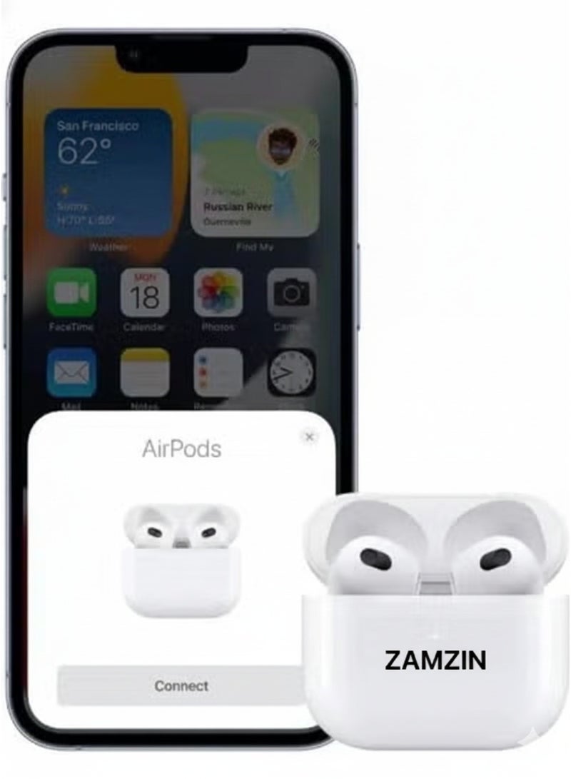 ZAMZIN Wireless Bluetooth Earbuds – Ultra-Light Design, 24H Playtime, Touch Controls, Ergonomic Fit, Fast Charging, IPX5 Waterproof, iPhone/Samsung/Android Compatible - Image 3