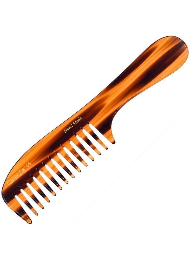 Giorgio G55 Wide Tooth Comb For Wet Hair Detangling Comb Hair Comb For Thin To Medium Thickness Hair Detangler Hair Combs For Women Handmade Large Tooth Comb Rake Comb Sawcut And Hand Polished - Image 1