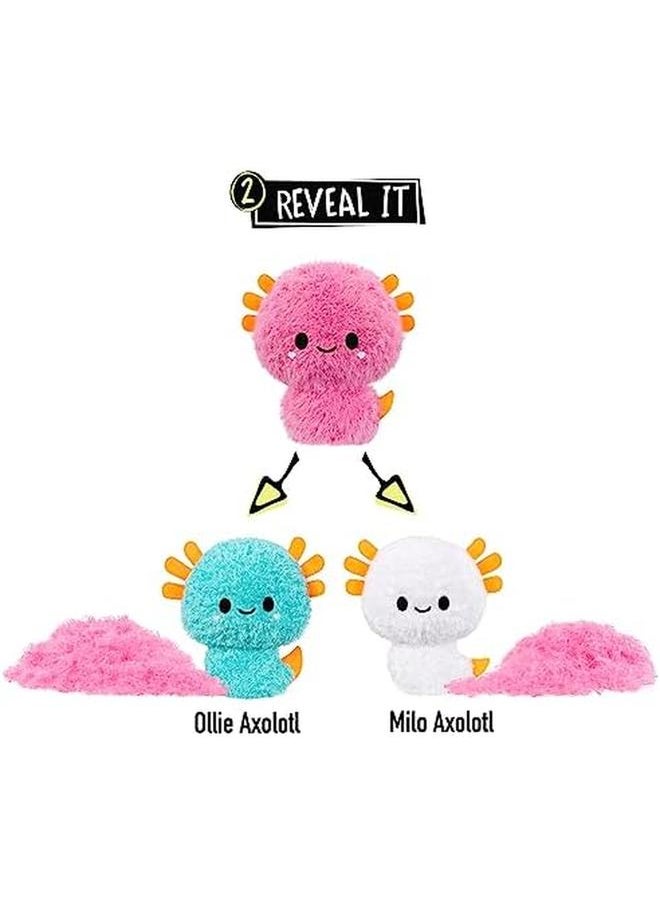 Fluffie Stuffiez - Axolotl Small Collectible Feature Plush Surprise Reveal Unboxing With Huggable Asmr Fidget Diy Fur Pulling Ultra Soft Fluff - Image 1