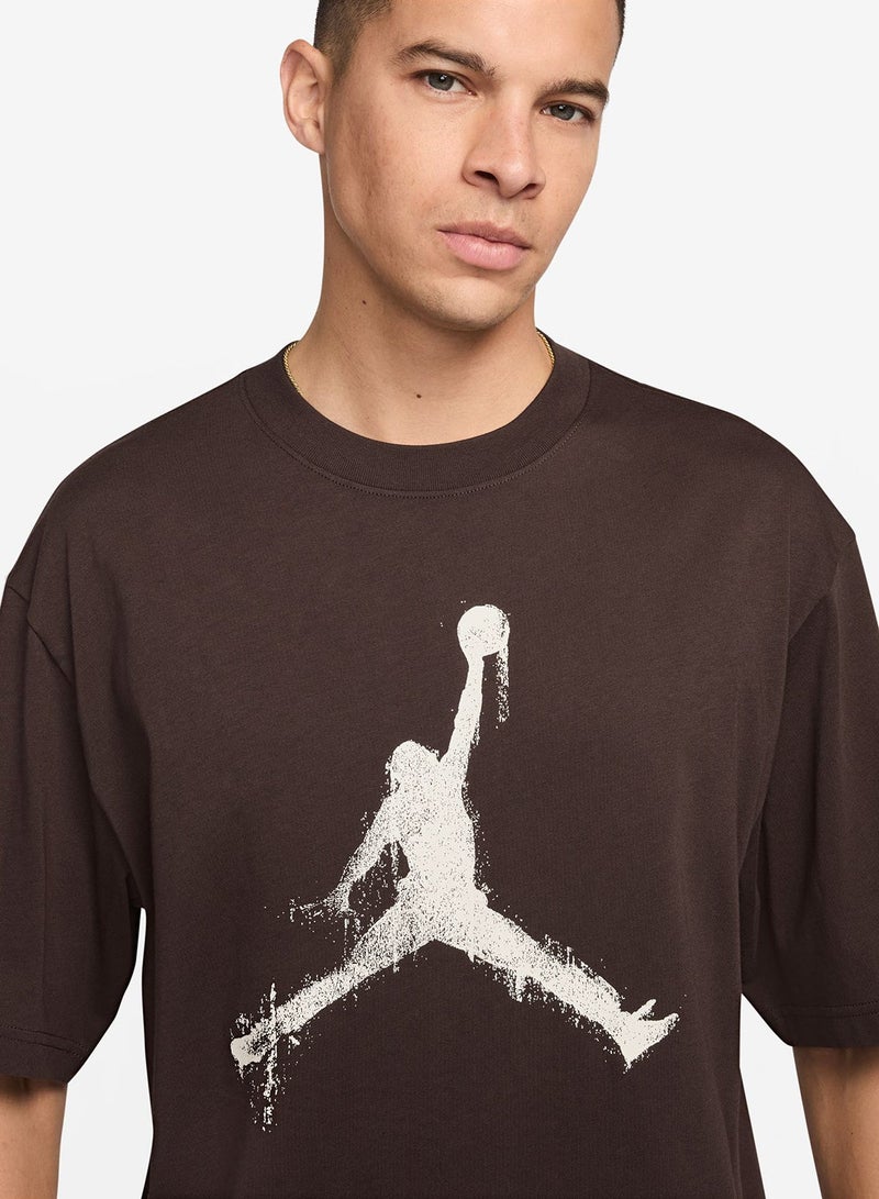 Jordan Brooklyn College Jumpman Printed T-Shirt - Image 3