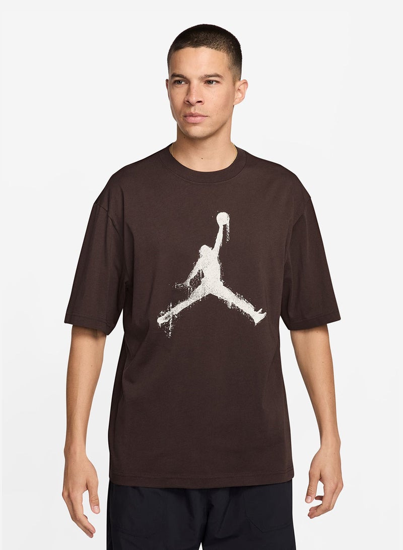 Jordan Brooklyn College Jumpman Printed T-Shirt - Image 1