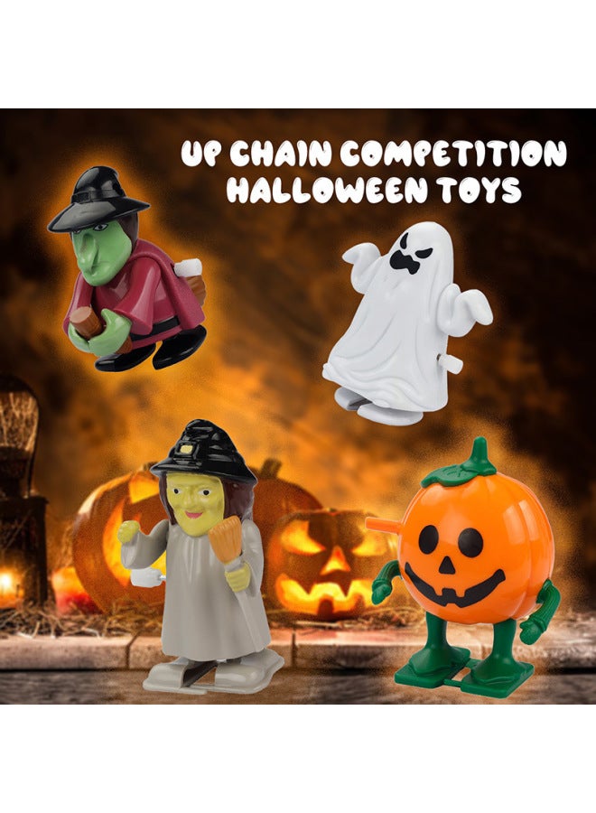 Loquat Novelty Children's Chain Santa Walking Cartoon Coil Toy  Gift Suit-color:Winding Cartoon  Series-Display Box - Image 4