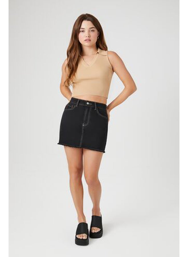 FOREVER 21 Sweater-Knit Cropped Tank Top - Image 4