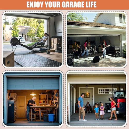 Nayotaa Garage Door Seals Bottom Rubber – 16.5FT EPDM Weatherproof Seal with Pre-Drilled Aluminum Track Retainer Kit, Fits 8-20FT Doors, Rodent Proof, Noise Reducing (1.57" Width, Black) - Image 5