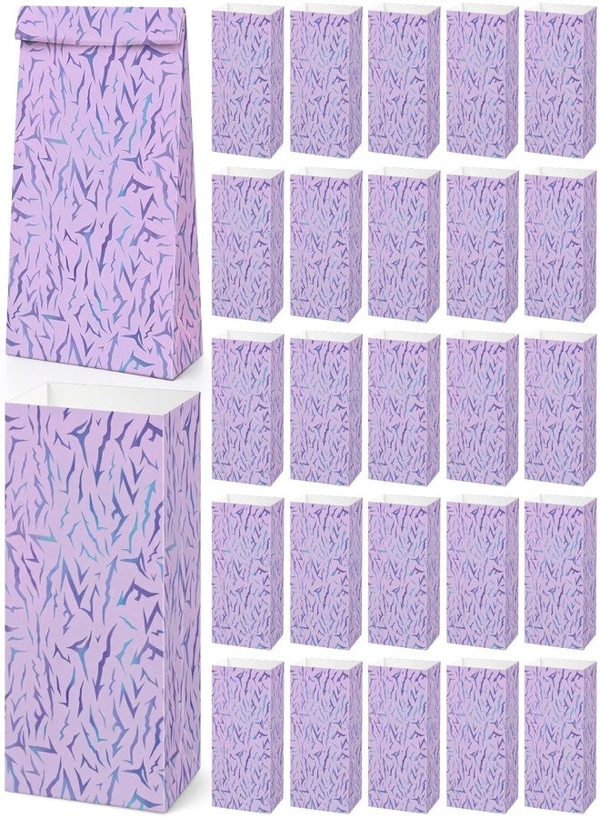 Kolldenn 24 Pcs Purple Kpop Themed Birthday Party Decoration Gift Bags Theme Party Favors Paper Goodie Treat Bags Bulk for Baby Shower Birthday Friendship Anime Fans Decoration Supplies - Image 1