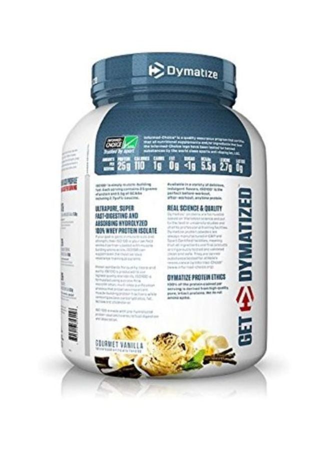 Dymatize ISO 100 Hydrolyzed Protein Powder - Gourmet Vanilla - Image 2