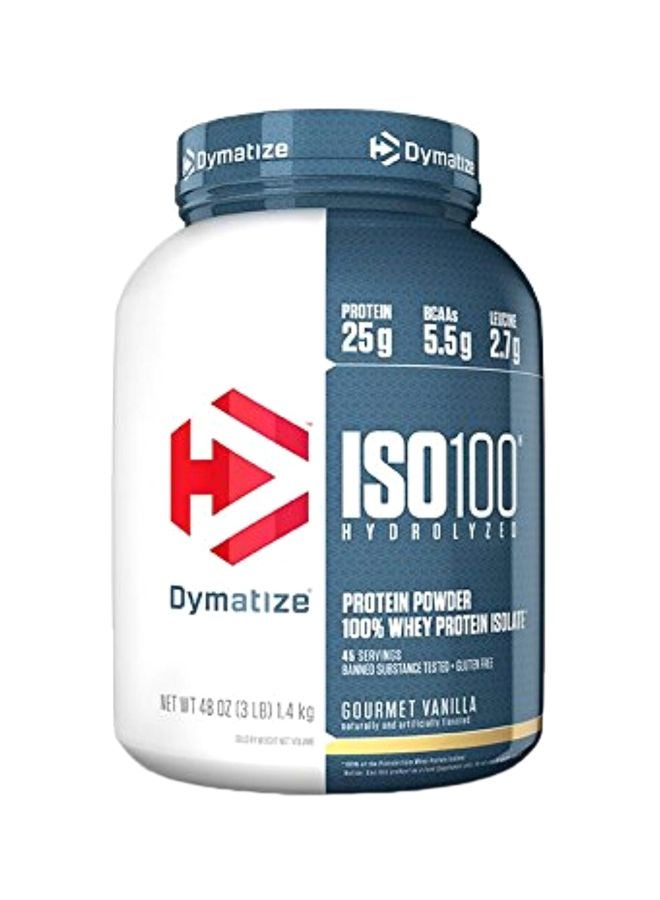 Dymatize ISO 100 Hydrolyzed Protein Powder - Gourmet Vanilla - Image 1