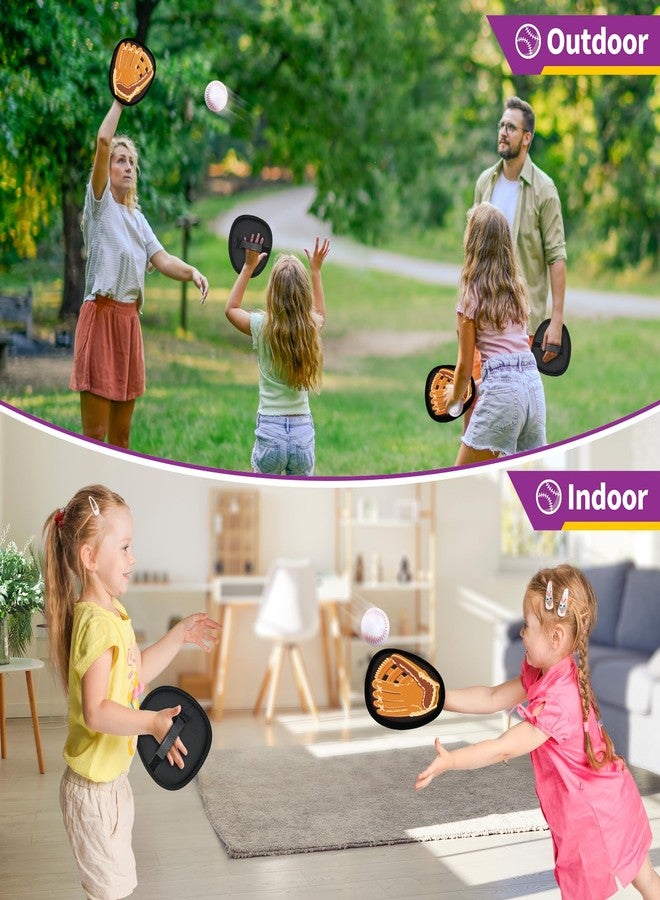 spring flower SpringFlower Catch and Toss Game, Outdoor Sport Game Toy for Toddlers Kids, Stick Ball Catch Set Toy Gifts for Boys & Girls,Kids Baseball Beach Outdoor Indoor Pool Game - Image 4