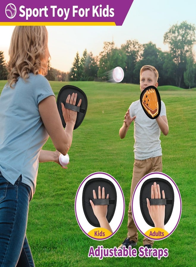 spring flower SpringFlower Catch and Toss Game, Outdoor Sport Game Toy for Toddlers Kids, Stick Ball Catch Set Toy Gifts for Boys & Girls,Kids Baseball Beach Outdoor Indoor Pool Game - Image 2