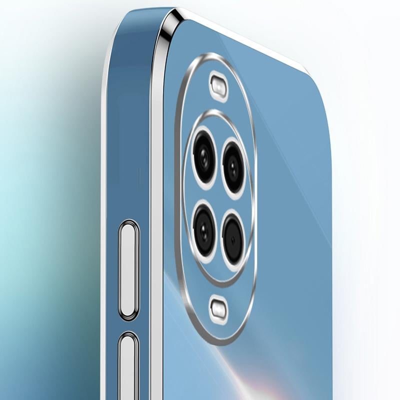 Xinli For Huawei Nova 14 Straight Edge 6D Electroplate Tpu Phone Case(White) - Image 4