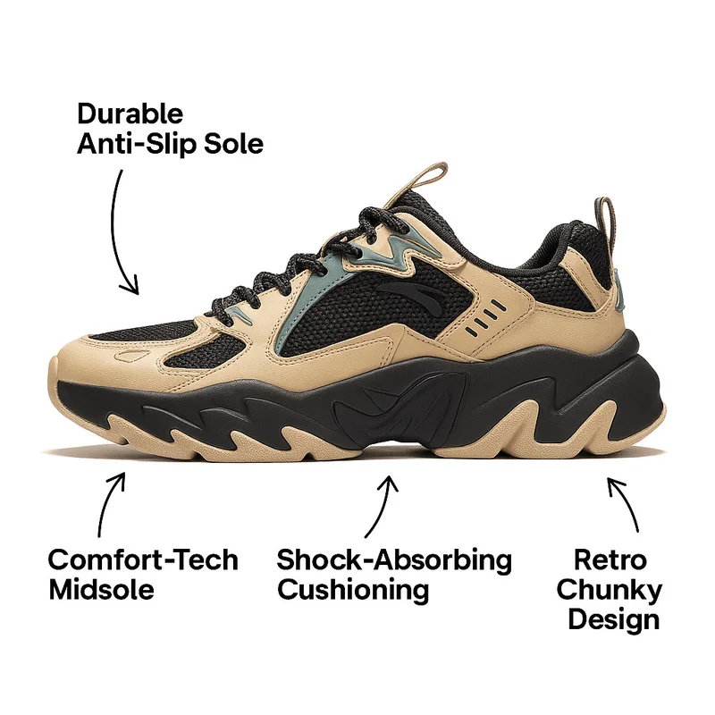 ANTA Chunky Retro Sneakers - Casual Shoes
