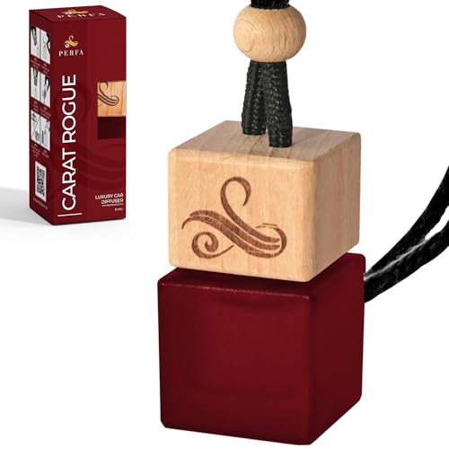 Perfa Carat Rouge Car Air Freshener for Women | Baccarat Rouge 540 Car Scents for Women | Car Fragrances - Carat Rouge by Perfa, Maroon - Image 1