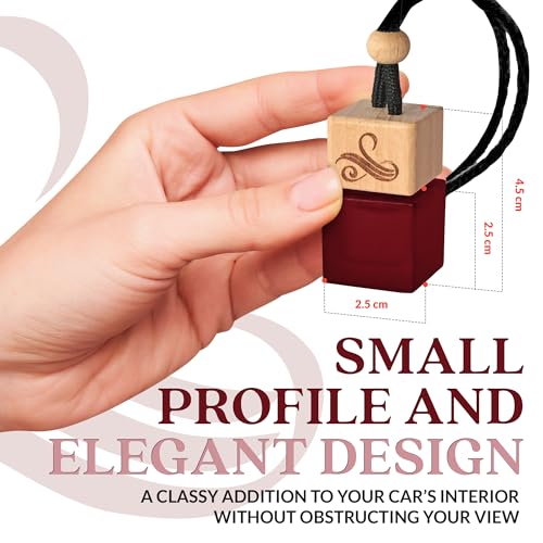 Perfa Carat Rouge Car Air Freshener for Women | Baccarat Rouge 540 Car Scents for Women | Car Fragrances - Carat Rouge by Perfa, Maroon - Image 2