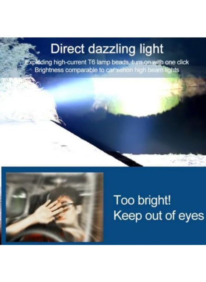 High-brightness spotlight with a long-lasting rechargeable battery. Waterproof. For camping, emergencies, and all-purpose use. - Image 4