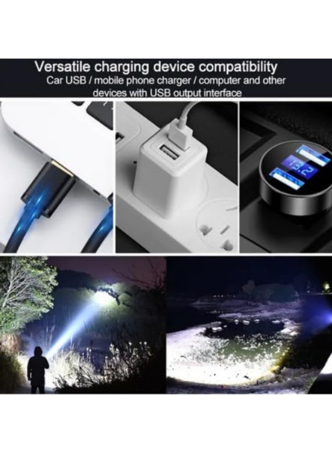 High-brightness spotlight with a long-lasting rechargeable battery. Waterproof. For camping, emergencies, and all-purpose use. - Image 3