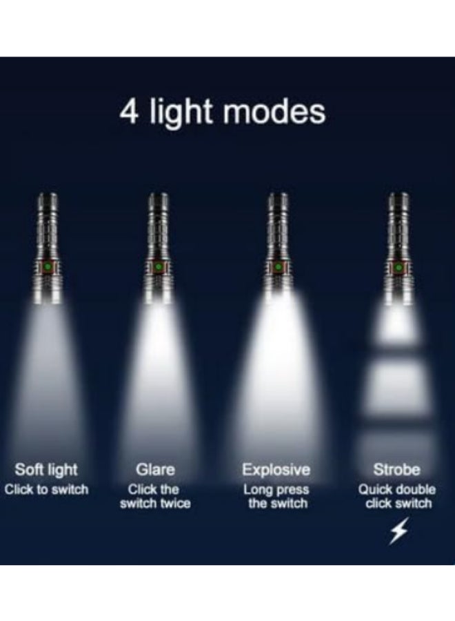 High-brightness spotlight with a long-lasting rechargeable battery. Waterproof. For camping, emergencies, and all-purpose use. - Image 2