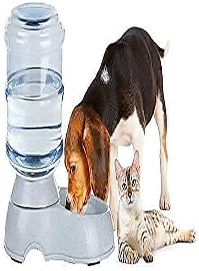 Tusig Automatic Pet Water Dispenser 3.8L Large Capacity Self-Dispensing Gravity Pet Feeder Waterer Cat Dog Feeding Bowl Drinking Water/Automatic Feeding Pet Supplies - Image 1