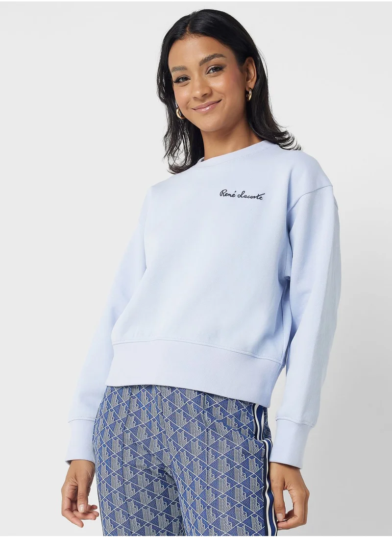 LACOSTE Crew Neck Sweatshirt