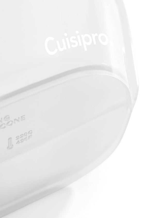 Cuisipro Reusable Stand-up Silicone Bag, 33.8oz, 8.5 x 4.7in, Clear - Image 4