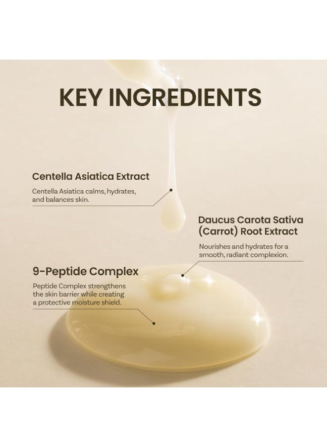 اون جريديانتس Skin Barrier Lotion مهدئ. مرطب خفيف للبشرة الجافة والحساسة. Centella، مجمع من 9 الببتيدات، الجلوكوز، مهدئ، مهدئ، مرطب. العناية بالبشرة النباتية - Image 3