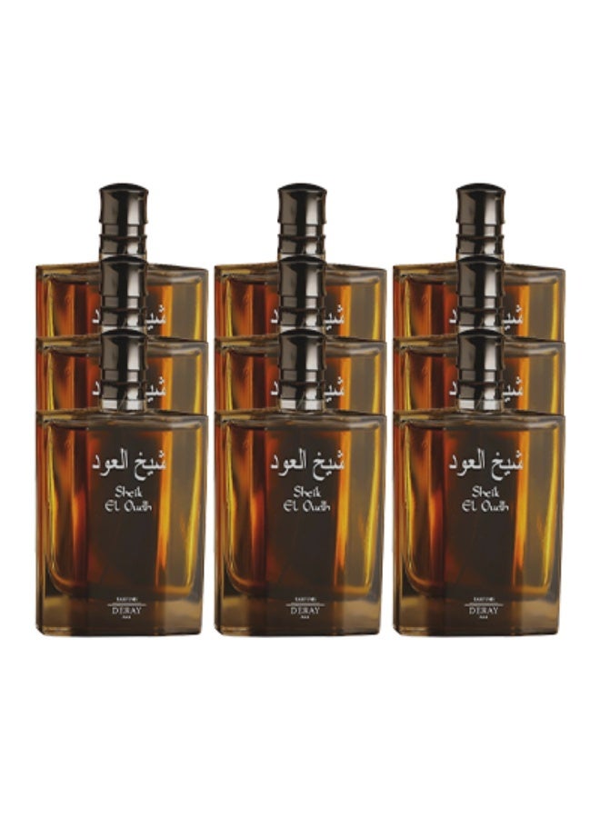DERAY 9 Pieces Sheikh El Oud Perfume For Men 100ml EDP - Image 1