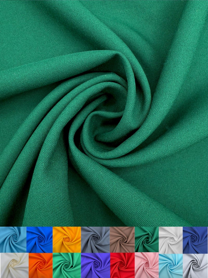 Eovea Poplin Fabric by The Yard 100 Polyester Poly Poplin 60 Wide Apparel Uniforms Tablecloths Home Dcor Sewing DIY CraftsHunter Green1 Yard - Image 3