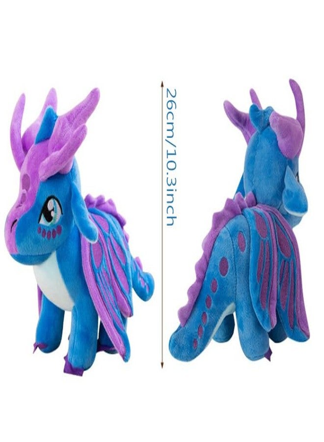 EASELR لعبة دمية التنين Wings of Fire من EASELR - تنين Rainwing محشو - حيوانات محشوة - وسادة تنين طائر - هدايا للمشجعين والأطفال الأولاد والبنات (Silkwing) - Image 5